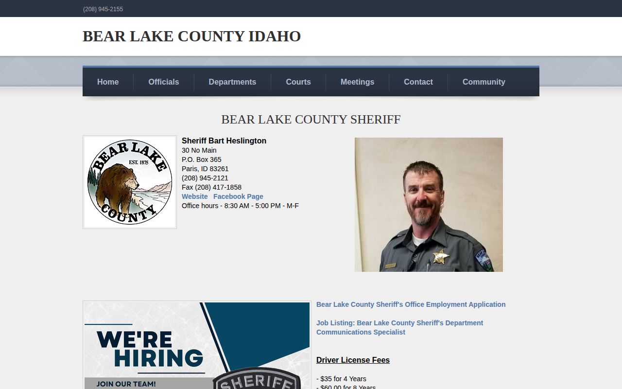 Bear Lake County 72-hour release records fallback